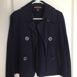 Ralph Lauren Rugby cotton blazer navy size xs